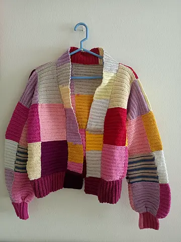 Crochet hand made jacket