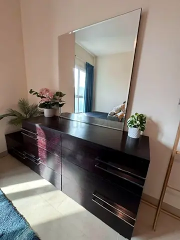 Dresser incl. Mirror + 2 Bed Drawers