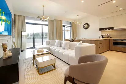 Luxury 3BR + maid's Villa with pool view & steps away from Park