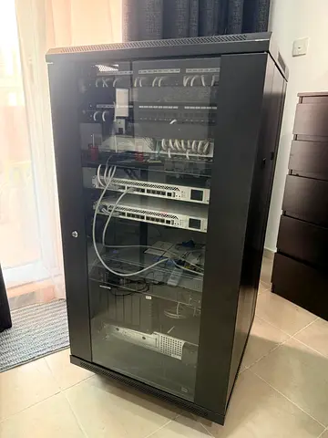 Complete Server  Network Rack Bundle – Lenovo ThinkSystem, MikroTik, UniFi, Synology NAS