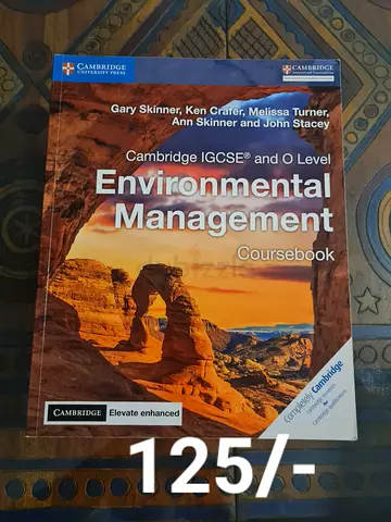 Cambridge IGCSE  O Level Environmental Management Coursebook - Cambridge