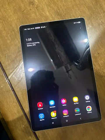 Samsung Galaxy Tab S9 FE +  - Good Condition, Ready to Use, Comes with S Pen, Small Crack, 0 Affect
