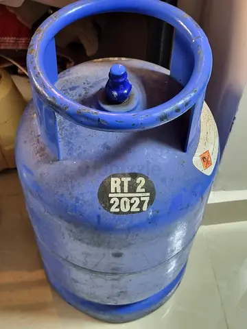 Adnoc Small blue LPG gas cylinder - used filled