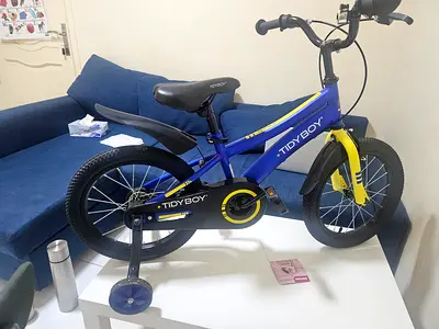Tidyboy kids 16 bike with training wheels - good condition