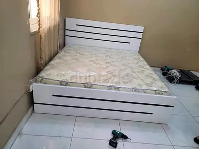 King size 180x200cm Bed with mattress.  Same day delivery available