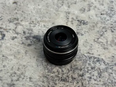 Olympus M.Zuiko 17mm f/1.8 Micro Four Thirds Lens - Good Condition