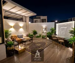 Modern villa with a garden for sale. Dubai villa design, directly opposite a park on Street 311. Reg
