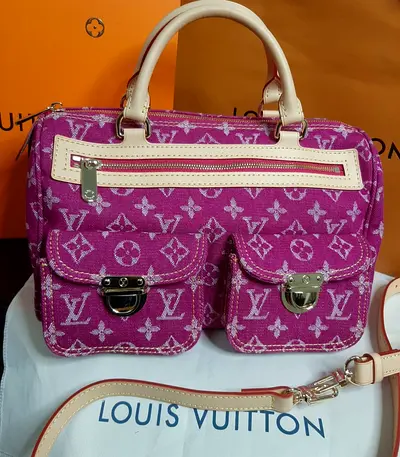 LV Neo Spiddy Denim bag.
