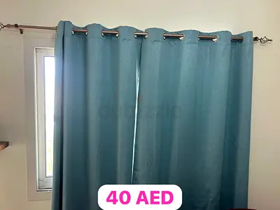 Teal Grommet Curtains - Light-Blocking, Ready to Hang (Pair)