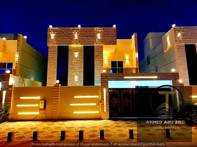For rent in Al Yasmin: 5 rooms, a majlis (formal sitting room), a living room, a maid's room, a roo