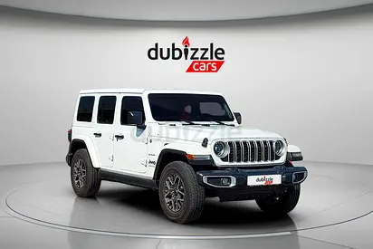 AED 2735/month | 2024 Jeep Wrangler Unlimited Sahara | GCC Specs | Ref#485395