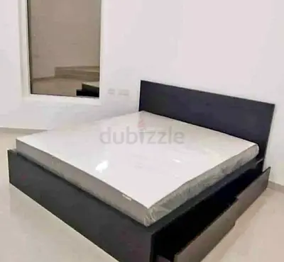 Ikea malam bed with ikea mattress king size 180 x200cm bed
