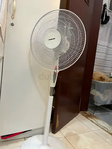 White Pedestal Standing Fan - Good Working Condition