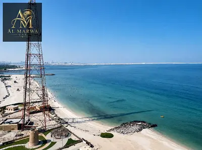 Private Beach || Luxurious 2BR + Maids Room ||| Beach View || Chiller Free || All Amenities Free
