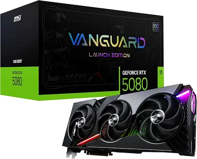 MSI GeForce RTX 5080 Vanguard Launch Edition - USED سعره بالسوق يحكم وكرت قوي ومن النوادر