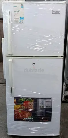 Used top-freezer refrigerator - white, double door