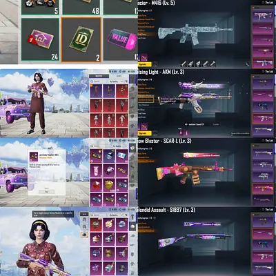 PUBG RARE ACCOUNT ( Face to face ) ( Can trade with PS4/PS5 games console )
