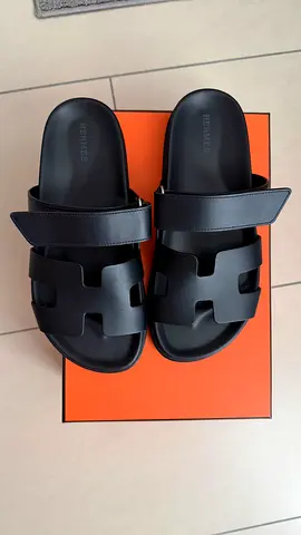 Hermes Chypre Leather Sandals
