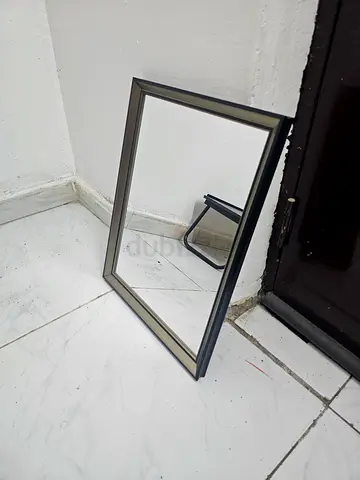 Framed Wall Mirror - Modern Rectangular Black Frame