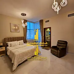 Luxury apartment, brand new, two bedrooms, living room, and balcony. Ajman, Falcon Towers. available
