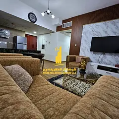 Luxury one-bedroom apartment, fully furnished with brand new, high-end furniture, in a prime locatio