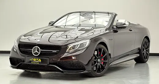 2017 Mercedes-Benz S63 AMG Cabriolet, Full Option, Flagship AMG, Immaculate Condition, GCC