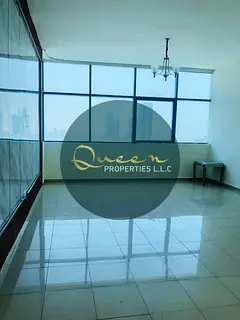 2 Bedroom Apartment with Full Sea View for Annual Rent in Al Nakheel 2, Ajman | Free Parking &amp; 1