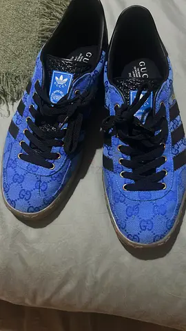 Blue Gucci x Adidas Sneakers (Mens) - Good Condition, Size uk 9