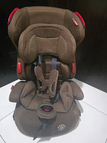 Used Convertible Child Car Seat / Booster - Brown, Good Condition