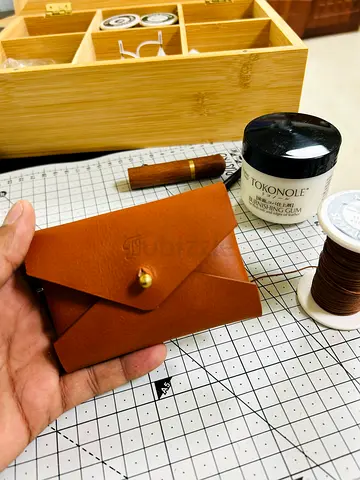 Handmade Stitchless Leather Wallet
