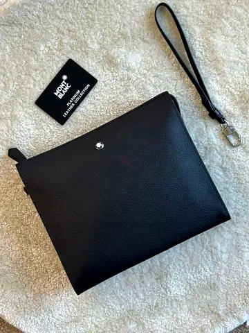 Montblanc Sartorial leather clutch