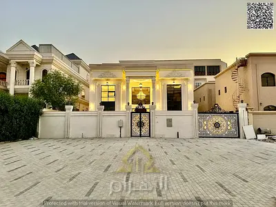 علي شارع الشيخ عمار| تملك قصر فاخر 6500 قدم بالروضة 2 عجمان | 6 غرف ماستر استلام فوري