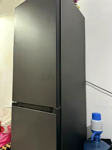 Used Black Bottom-Freezer Refrigerator - Good Condition