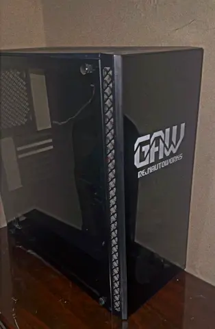 Gaming PC Case with Tempered Glass Side Panel (ATX Tower)