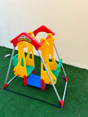 Kids outdoor player (slide + swing + seesaw)