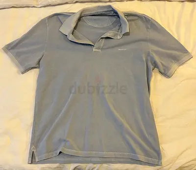 Light blue GANT mens polo shirt, size M, gently used