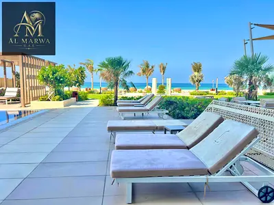 Beach View || Luxurious 2BR + Maids Room || Chiller Free || Private Beach Access || Parking Free