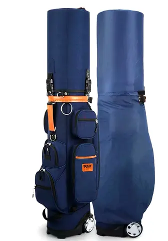 Golf travel bag, with hard cap. and full size cover for luggage check-in