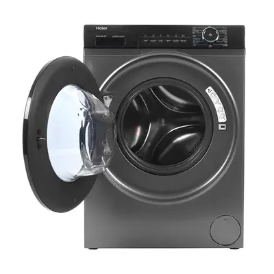 Haier Front Load Washing Machine in Dark Grey