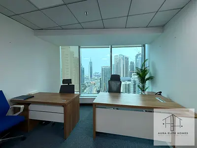 Fitted & Furnished Office | Burj Khalifa & Canal Views