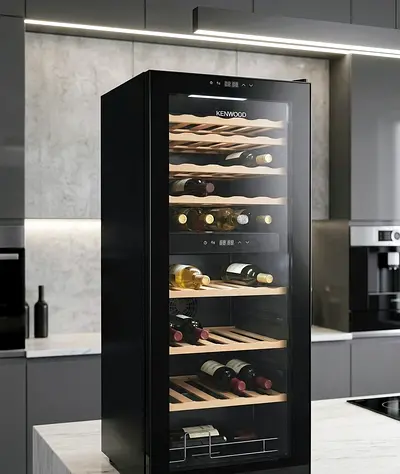 Kenwood Dual-Zone Wine Cooler – Premium Temperature-Controlled Wine Storage