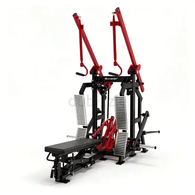 TA SPORT Lat Pulldown  Long Row Machine – MP-8138 Commercial Back Training Equi - Brand New