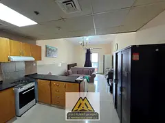 Studio apartment in Al Nuaimiya Towers\ large American-style kitchen\ central air conditioning\ balc