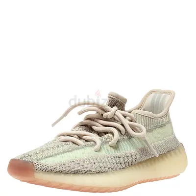 Yeezy x Adidas Multicolor Cotton Knit Boost 350 V2 Citrin Sneakers Size 36