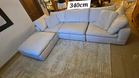 Marina home Modular sofa with footstool