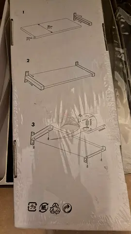 Aluminum Shelf Brackets from Ikea