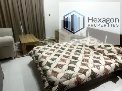 A specious furnished studio available for rent yearly and monthly