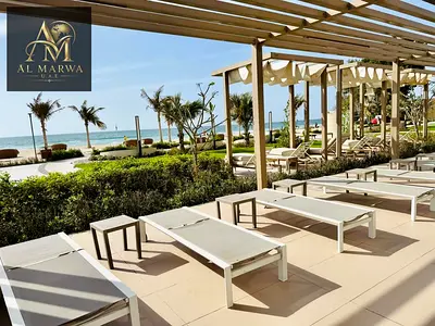Private Beach || Luxurious 3BR + Maids Room || Big Terrace || Chiller Free || All Amenities Free