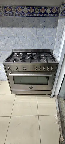 Bertazzoni Stainless Steel 5-Burner Gas Cooker with Oven - Good Working Condition