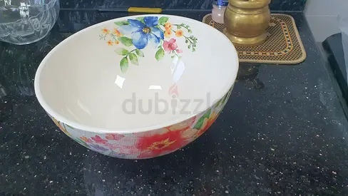 Floral Decorative Serving Bowl